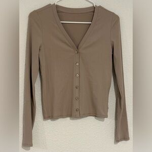 Vuori Long Sleeve Pose Cardigan